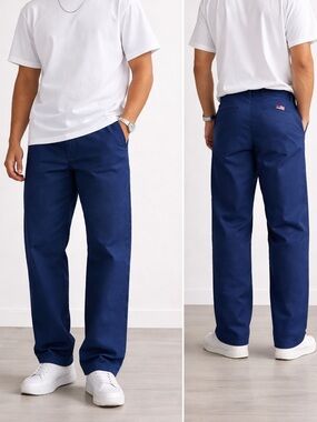 Honor The Gift Navy Workwear Pants Straight Leg Utility Size 30x30